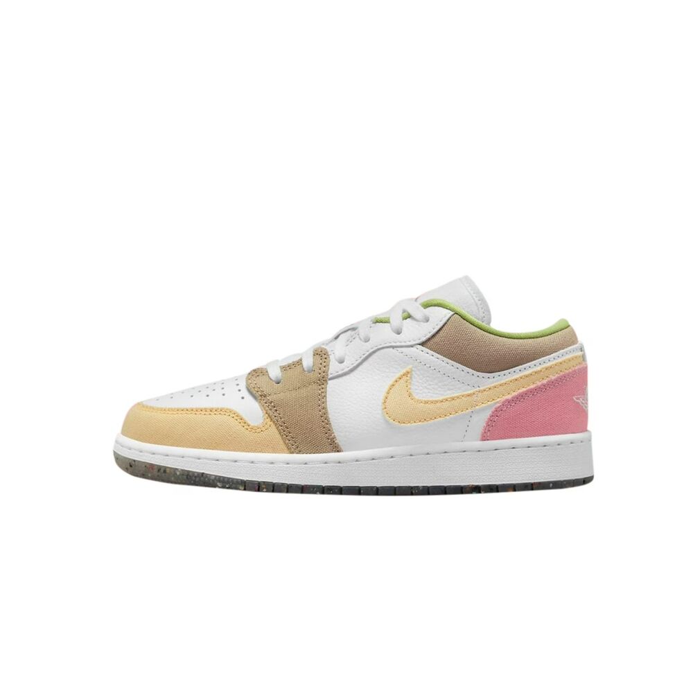 NIKE Air Jordan 1 Low SE GS 'Pastel Grind' White